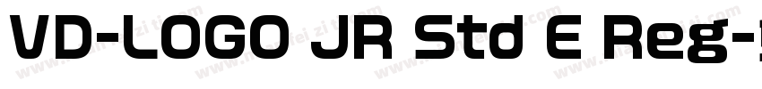 VD-LOGO JR Std E Reg字体转换